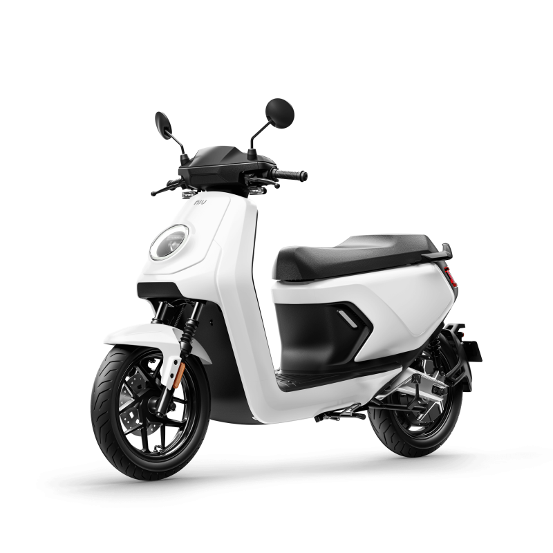 Scooter Électrique NIU MQi GT 100 Blanc Front Side