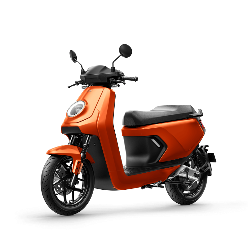 Scooter Électrique 125cm3 NIU MQi GT 100 Orange Front Side