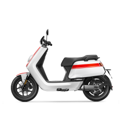 Scooter électrique NIU NQi GTS 45 Blanc Rouge Side