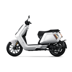 Scooter Électrique NIU NQiX500 Blanc Côté Gauche